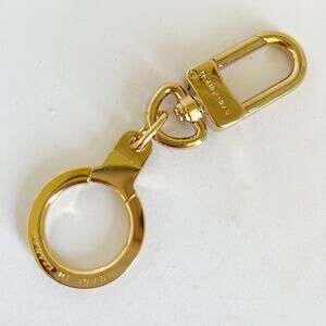 LOUIS VUITTON Pochette Extender Key Ring Gold